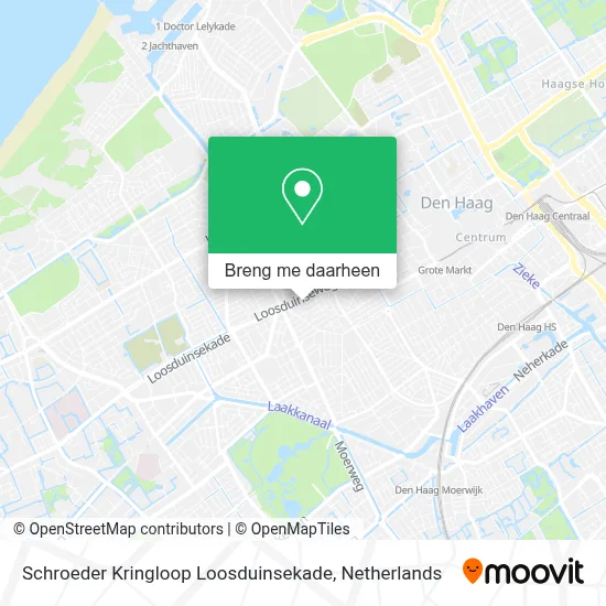 Schroeder Kringloop Loosduinsekade kaart