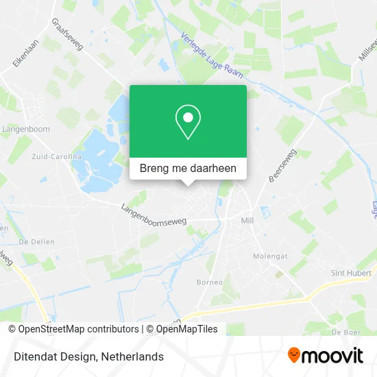 Ditendat Design kaart