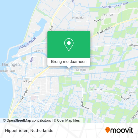 Hippefrieten kaart