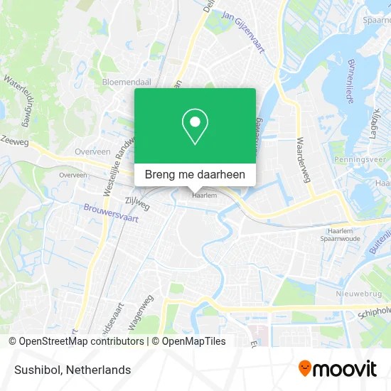 Sushibol kaart