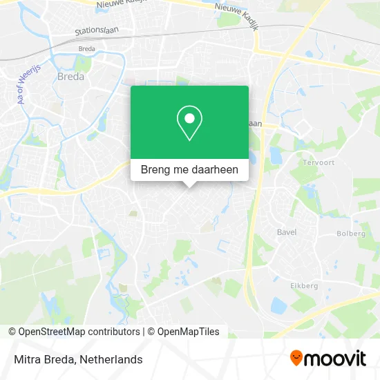 Mitra Breda kaart