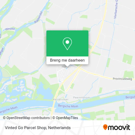 Vinted Go Parcel Shop kaart