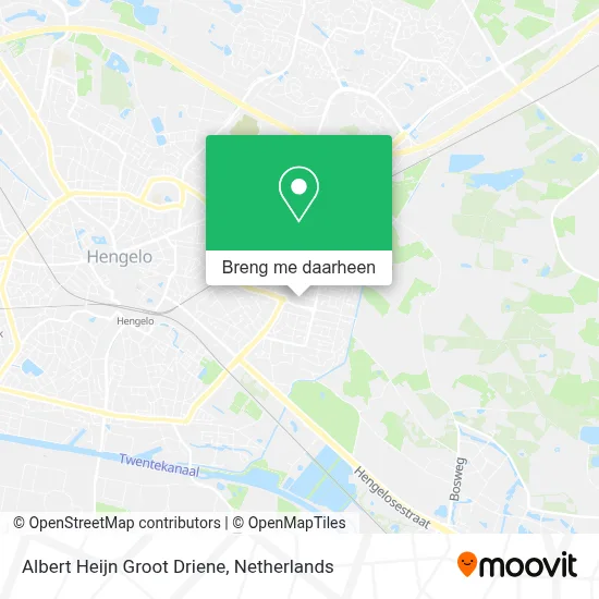 Albert Heijn Groot Driene kaart