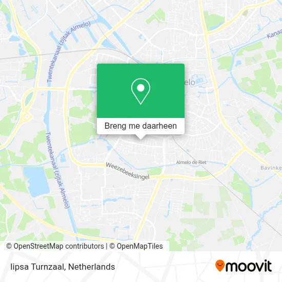Iipsa Turnzaal kaart