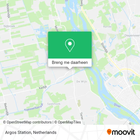 Argos Station kaart