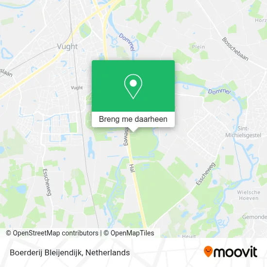 Boerderij Bleijendijk kaart