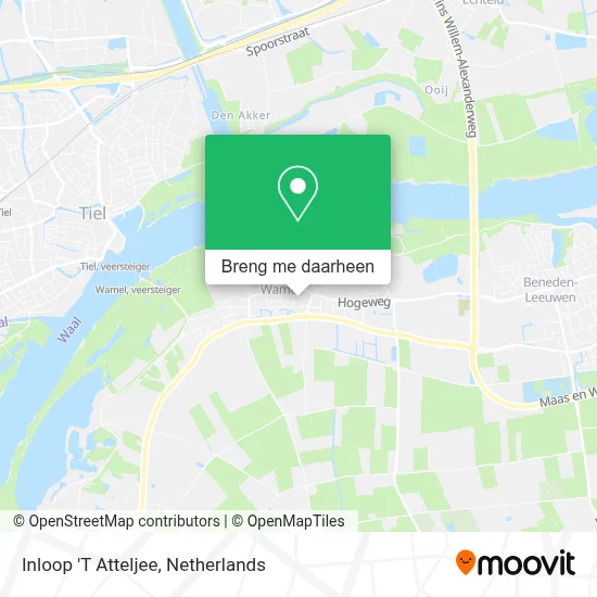 Inloop 'T Atteljee kaart
