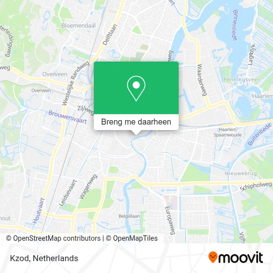 Kzod kaart