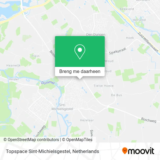 Topspace Sint-Michielsgestel kaart