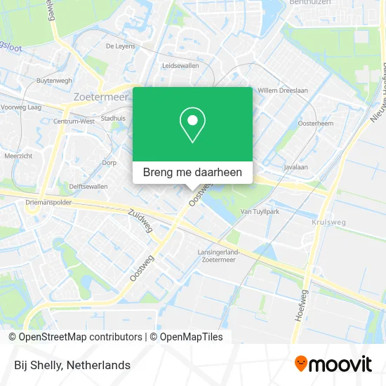 Bij Shelly kaart
