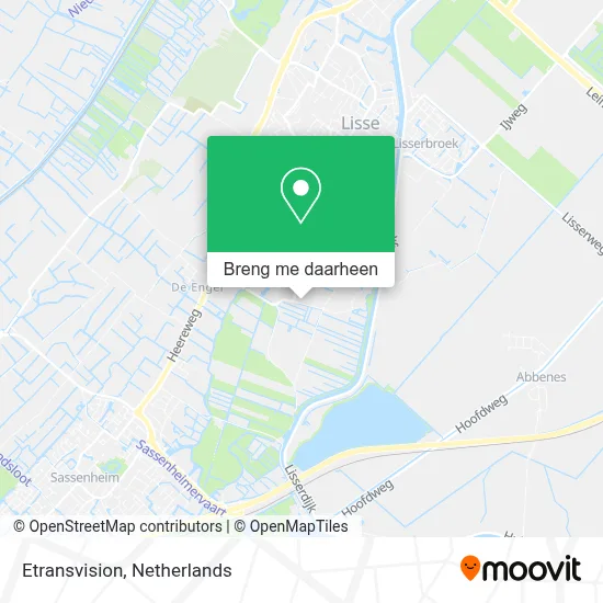Etransvision kaart