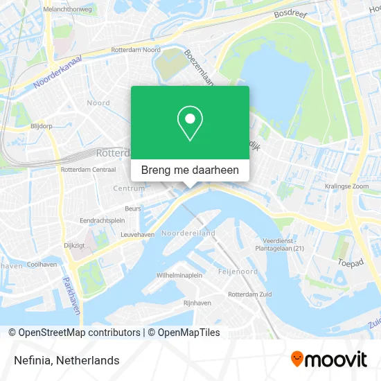 Nefinia kaart