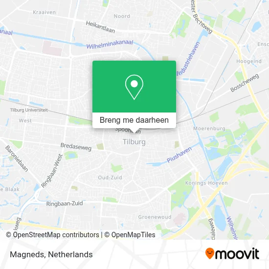 Magneds kaart
