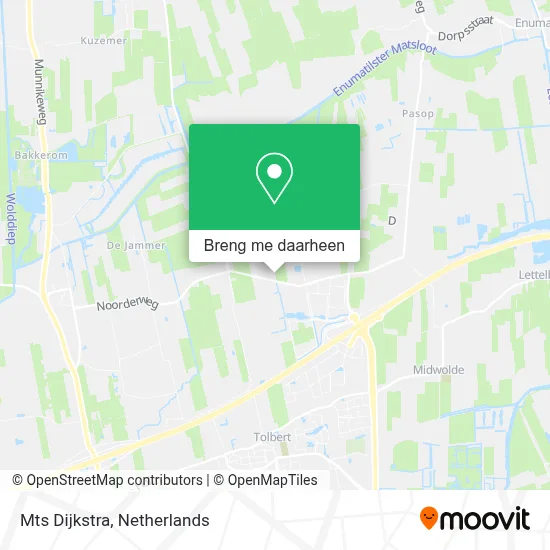 Mts Dijkstra kaart