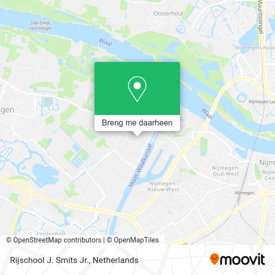 Rijschool J. Smits Jr. kaart