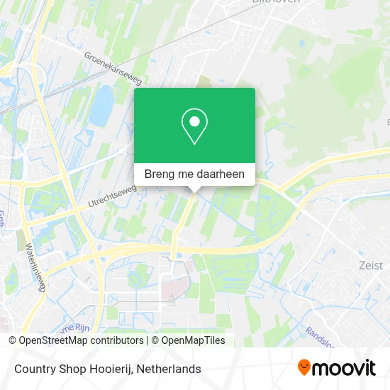 Country Shop Hooierij kaart