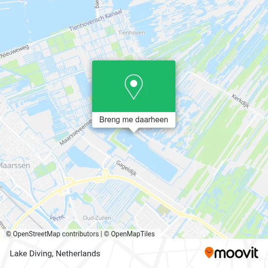 Lake Diving kaart