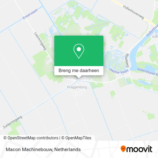 Macon Machinebouw kaart