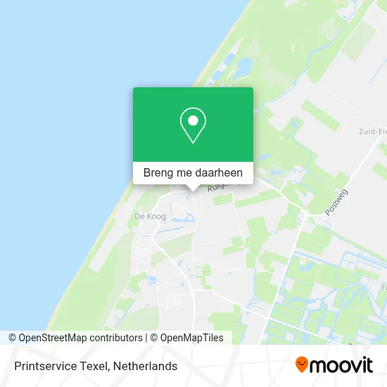 Printservice Texel kaart
