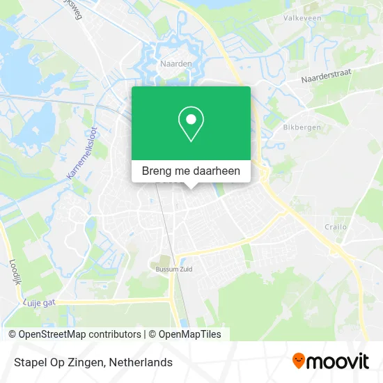 Stapel Op Zingen kaart