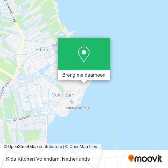 Kids Kitchen Volendam kaart