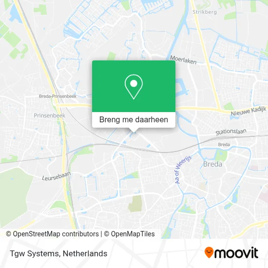 Tgw Systems kaart
