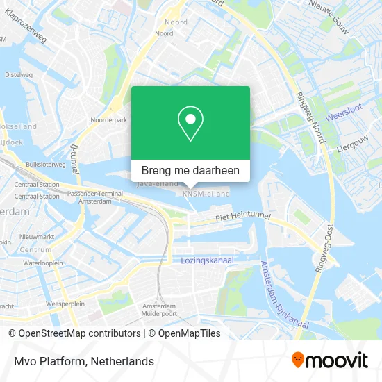 Mvo Platform kaart