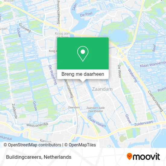 Buildingcareers kaart