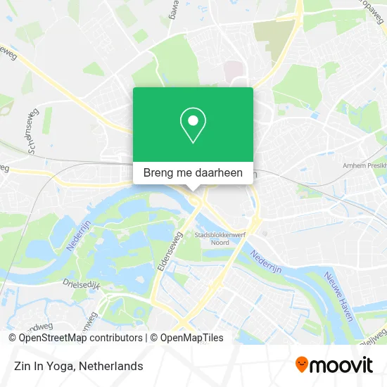 Zin In Yoga kaart