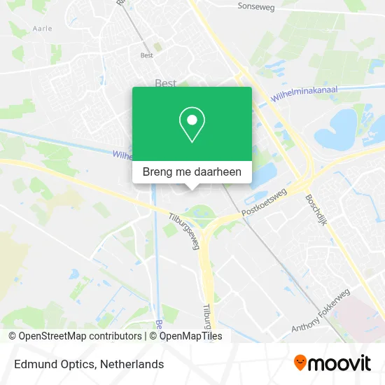 Edmund Optics kaart