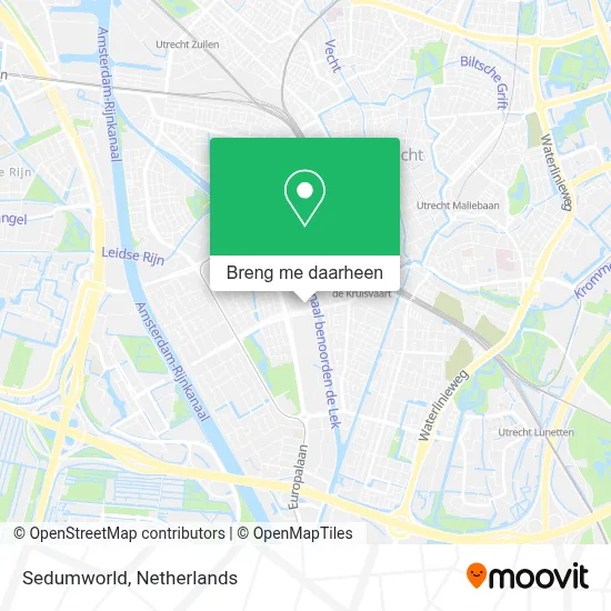 Sedumworld kaart