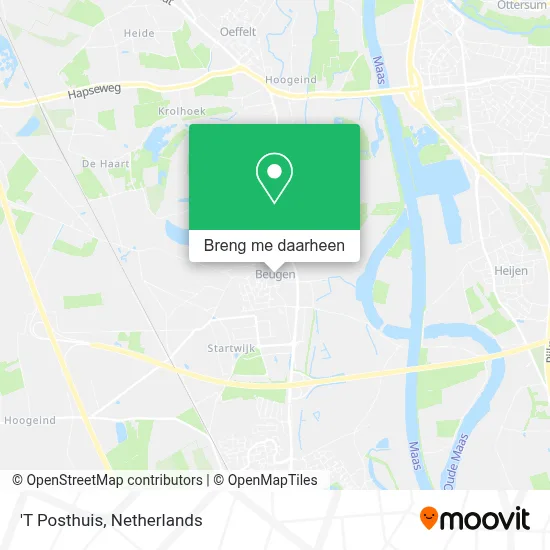'T Posthuis kaart