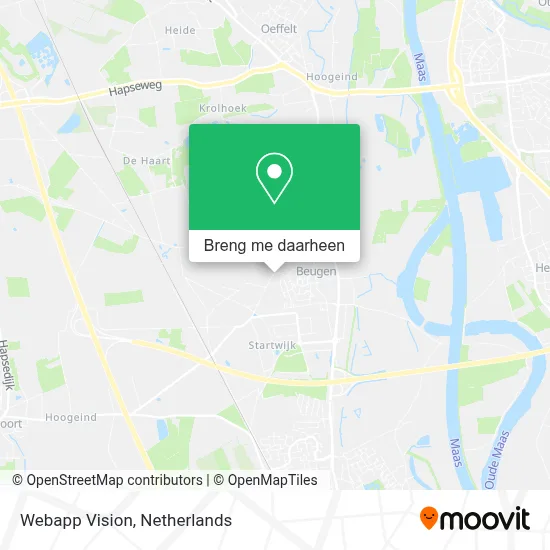 Webapp Vision kaart