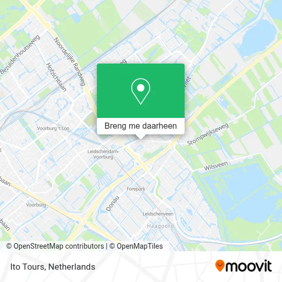 Ito Tours kaart