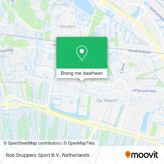 Rob Druppers Sport B.V. kaart