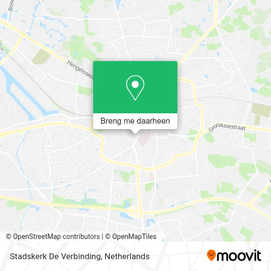 Stadskerk De Verbinding kaart