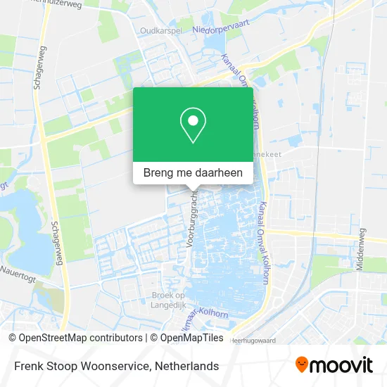 Frenk Stoop Woonservice kaart