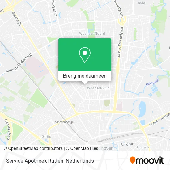 Service Apotheek Rutten kaart