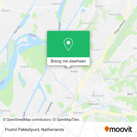 Postnl Pakketpunt kaart