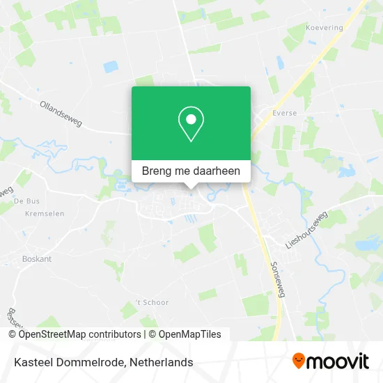 Kasteel Dommelrode kaart