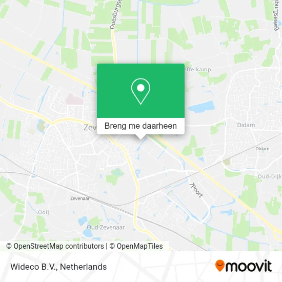 Wideco B.V. kaart