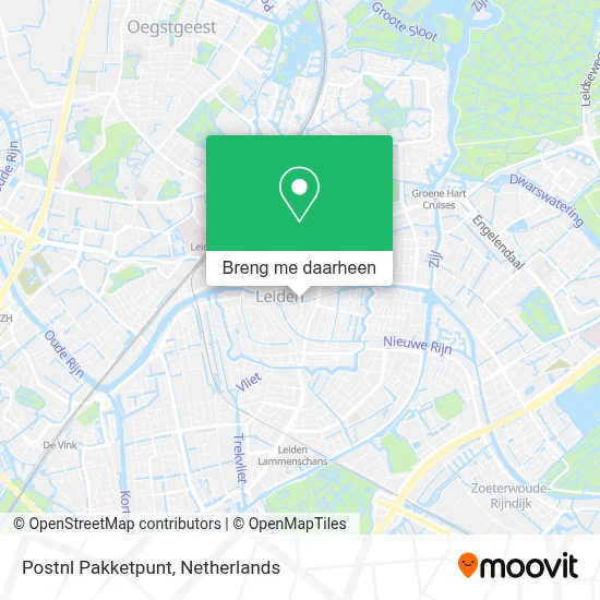 Postnl Pakketpunt kaart