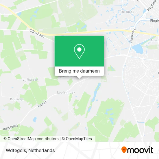 Wdtegels kaart
