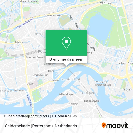Geldersekade (Rotterdam) kaart