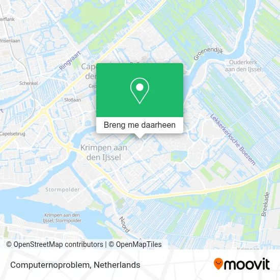 Computernoproblem kaart
