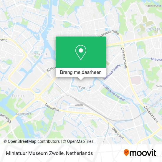 Miniatuur Museum Zwolle kaart