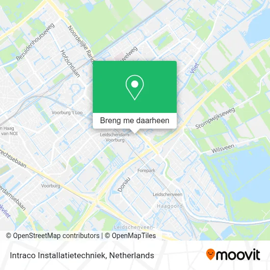 Intraco Installatietechniek kaart