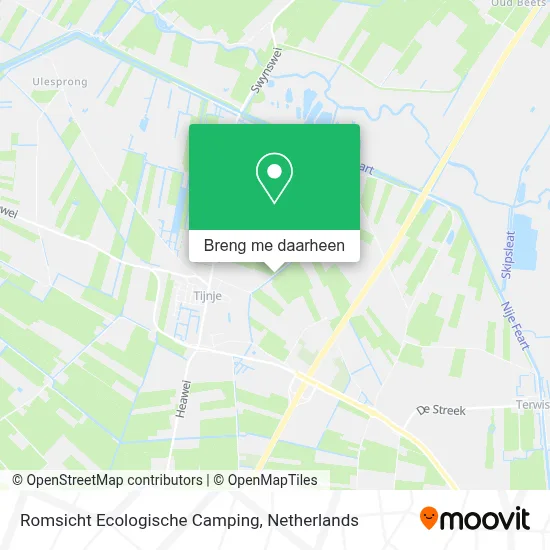 Romsicht Ecologische Camping kaart