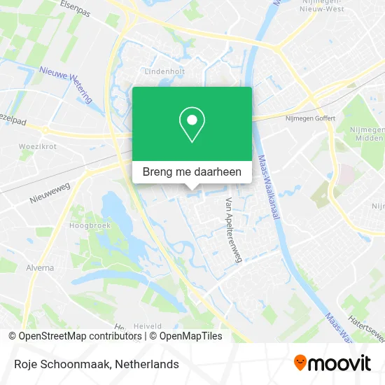 Roje Schoonmaak kaart