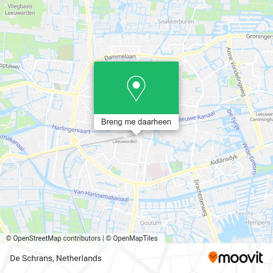 De Schrans kaart
